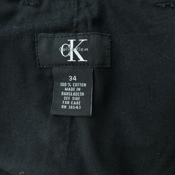 4 Chino Shorts Mens 34 Black Blue Uniqlo Calvin Klein Gerry George School Work - Picture 4 of 16